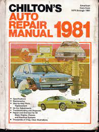 Chilton Auto Repair Manual