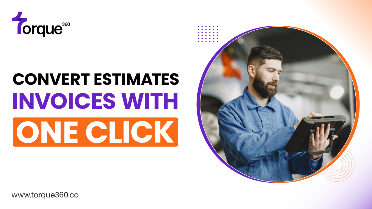 convert estimates invoices with one click