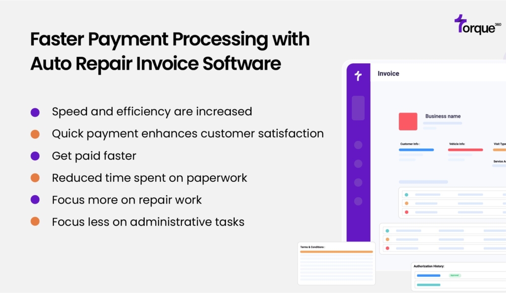 Benefits of Faster Payment Processing with Auto Repair Invoice Software