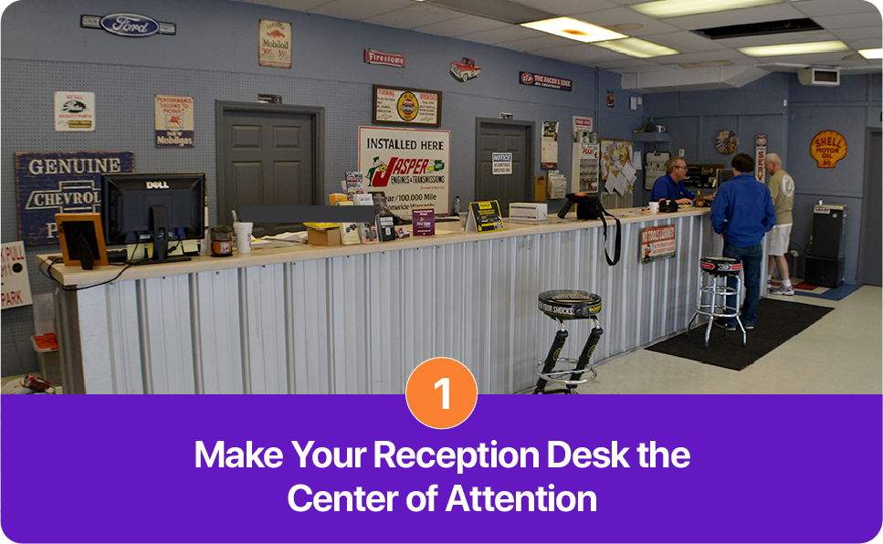 Make Your Reception Desk the Center of Attention