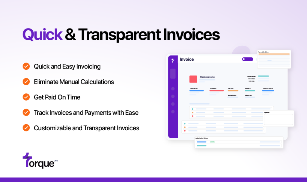 Invoicing in Torque360