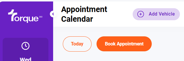 Click the orange 'Book Appointment' button to begin the booking process.