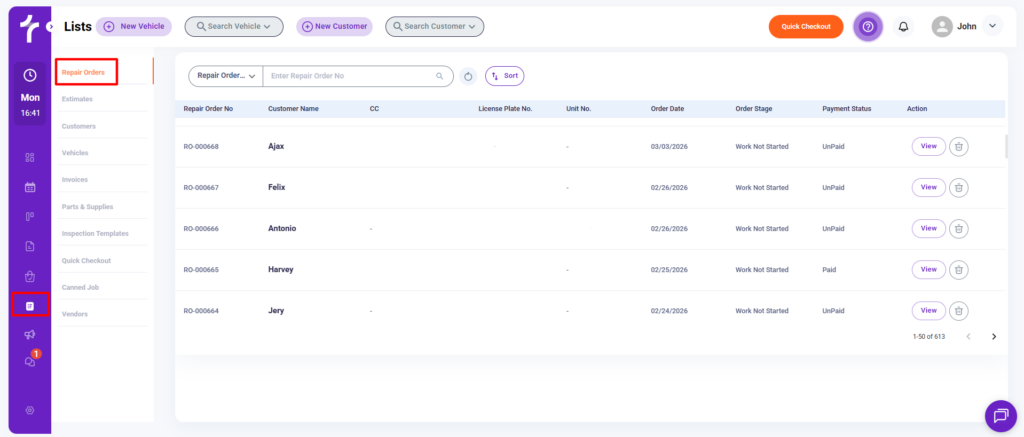 Torque360 Auto Repair Order Software